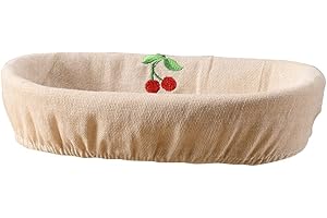 WAITER TREE Forro Ovalado de Tela para Cesta de Fermentación de Pan