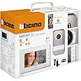 Bticino 310913 Easykit Wi-Fi Video Intercom for One Family, Plug-In 2 Wires with 1 External Button, Bell, Camera, 1 Internal Monitor 7 Inch in Colour with Hands-Free Function, Expandable