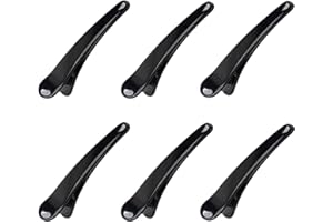 XMBYGEY Haarklammern, 6 Stück, Friseur Klammern, Abteilklammern, Haar clips Damen, Haarclips zum Stylen und Schneiden, Professionelle Salon Haarklammern