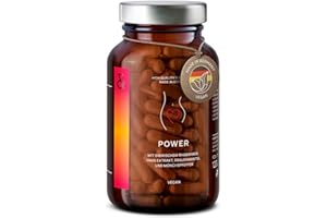 ‎CLAV CLAV® Power – Hormonbalance mit Mönchspfeffer, Yamswurzel, Frauenmantel, Rotklee, Salbei & Rhabarber – Vitamine für Frauen – 120 vegane Kapseln – Made in Germany