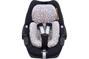 ‎JYOKO JYOKO Kids Bezug für Sitzverkleinerer kompatibel mit Maxi Cosi Pebble (White Star, Maxi Cosi Pebble 360)