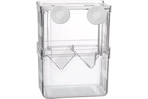 SUAOEO Aquarium Breeding Box for Fish Tank, Aquarium Hatchery Incubator Breeder Box