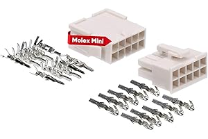 KALITEC Molex Mini-Fit Jr. Set di connettori 10 poli per componenti PC Kali-2410 I qualità industriale dal rivenditore tedesco