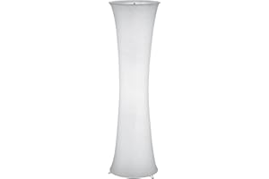 Trio Lighting Gravis - Lámpara de Pie, E27 40 W, Metal Blanco, IP20, 35 x 35 x 123 cm