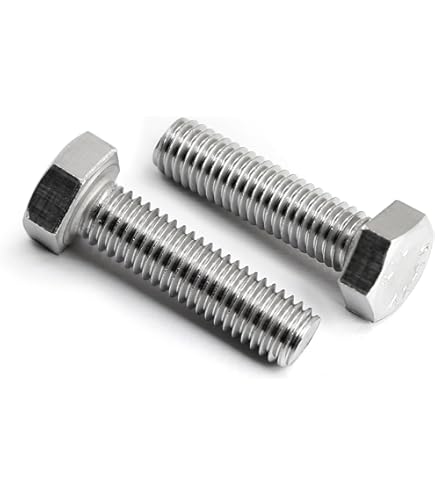 Viti A Testa Esagonale M5x10mm - Acciaio Inox A2, 20 Pezzi DIN 933/ISO 4017 - Foto 8