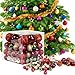 Produktbild 73 Stücke Weihnachtskugeln Christbaumkugeln Weihnachtsbaum Dekoration für Trennwände, Deckendekoration, Schaufenster oder Festivaldekoration