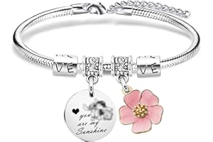Ghloyza Friend Bracelet Girls Bracelet Friendship Bracelet, You Are My Sunshine, Cute Gifts for Women Christmas Friendship Birthday Gifts