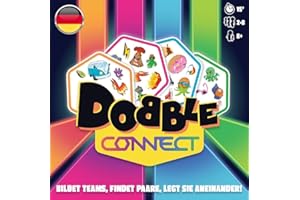 Zygomatic, Dobble Connect, Familienspiel, Kartenspiel, 2-8 Spieler, Ab 8+ Jahren, 15 Minuten, Deutsch