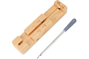 ZEERKEER Meat Thermometer, 100m Long Range Wireless Bluetooth Meat Thermometer IPX7 Waterproof Food Thermometer Probe Digital with APP for Kitchen Oven Grill BBQ Smoker Rotisserie, IOS/Android Compatible APP