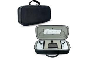 GENERIC Voikoli - Custodia rigida protettiva in EVA compatibile con ASUS ROG Ally da 7" 120 Hz, portatile, antiurto, elegante e durevole (nero)