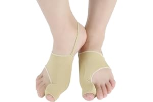 ABUBU Corrector de Juanetes, 2 Unidades, Mujer y Hombre, Separador de dedos Del Pie, Férula para Juanetes, Corrector de Dedos del pie, Para Aliviar el Dolor, Talla Universal, SM197