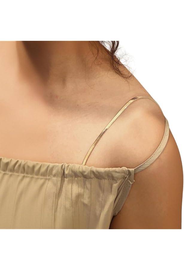 FAMIDIQGO 1 paar transparante beha-bandjes, transparante bandjes, antislip, reservebandjes, onzichtbare beha, transparante bandjes, beha's, Een, Large