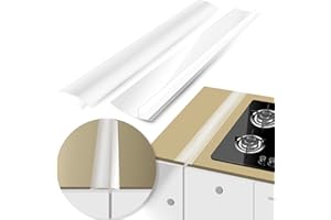 CARGEN Gap Filler for Stove and Counter - Kitchen Stove Counter Gap Cover Silicone Gap Cover Between Stove and Counter 21 Inches Semi Transparent