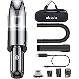 Absob Aspirabriciole Senza Fili Mini portatile Ultralight Aspirapolvere Auto Hoover Potente Aspira Briciole Elettrico senza f
