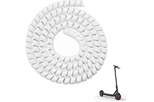 Gdraco Kabelskydd, kabelhantering, spiral, kabelskyddsrör, 1 m för Xiaomi M365/m365 Pro/Pro 2/1S, elskoter/för Ninebot G30 Max Scooter