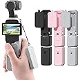 CENXI Pocket 3 Silicone Cover, Protective Case Lens Protector Scratch Resistant Sleeve Skin Compatible with DJI OSMO Pocket 3 Creator Combo Accessories (Grey)