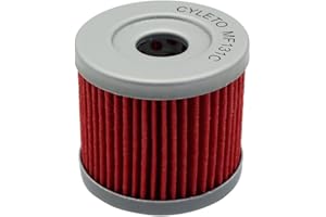 Cyleto Filtro de Aceite para Suzuki UH125 UH 125 BURGMAN 125 2002-2012/UH200 UH 200 BURGMAN 200 2007 2008 2009 2010 2011 2012