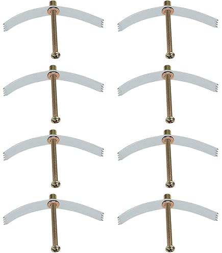 10 Ganci A Vite Per Riparazione Interruttori E Prese - Per Scatola 86, Con Viti Incluse