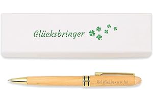 Raymond Flowerdew Viel Glück im neuen Job! Kugelschreiber Geschenk für Prüfungen, Tests oder Bewerbungen Blaue Tinte 1 mm Strichstärke, Viel Glück…