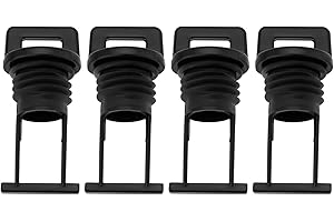 Be In Your Mind 4 Unidades Tapón de Drenaje para Barco para Kayak para Orificio de Agua Nailon 19 Mm Repuesto de Tapón de Orificio Cónico M19 Tapón de Tapón de Drenaje Marino para Barco