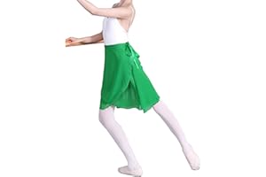 HOEREV Donna Sheer Pannello Esterno dell'involucro Balletto Balletto Gonna Danza Dancewear