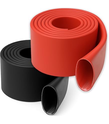 BeMatik - Zwarte krimpkous van 6,4 mm in een spoel van 3 m | bol