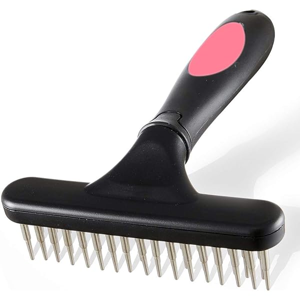 Undercoat Rake for Dogs, Dog Rake Brush Long Tooth Grooming Rakes