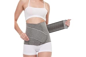 Sunveno Opaska na brzuch po porodzie Girdle for Postnatal Adjustable Belly Wrap C-section Recovery Binder Abdominal Support (L/XL)