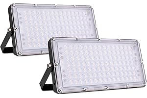 ‎BELLANNY Bellanny 2Pack LED Strahler 100W, 10000LM Superhell Scheinwerfer 3000K Warmweiß Fluter - IP65 Wasserdicht Flutlicht Wandleuchte Außen Sicherheitsbeleuchtung für Garten Terrassen Hinterhof Garage