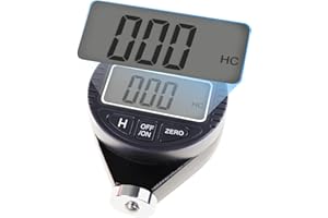 REGUN Portable 0-100HA Shore A Hardness Tester Meter, Digital Durometer Scale, with Large LCD Display, for Rubber, Tire, Plastic, Thermal Plastic, Flooring, Bowling Balll, Leather, Wax