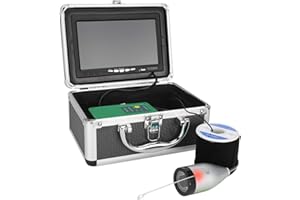 Dilwe Telecamera da pesca subacquea DVR subacquea Fish Finder IR Lights1000 TVL Monitor portatile Angel Videocamera con scatola