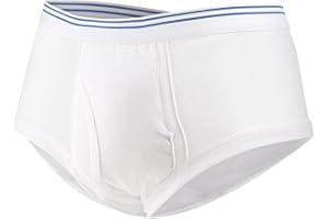 CARER SPARK Carer Calzoncillo de Incontinencia para Adultos, Pantalones Cortos de Hombre Lavables y Reutilizables Con Almohadilla Absorbente Fuerte Blanco Talla XXL