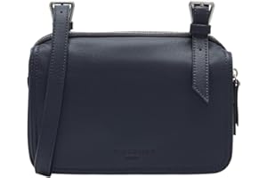 Liebeskind Berlin Umhängetasche Luka – Cross-Body Bag aus Leder mit verstellbaren Schulterriemen – kleine Schultertasche, Fächer mit Reißverschluss – Shoulder Bag, 14.5 x 20.5 x 7 cm, (H x W x D)