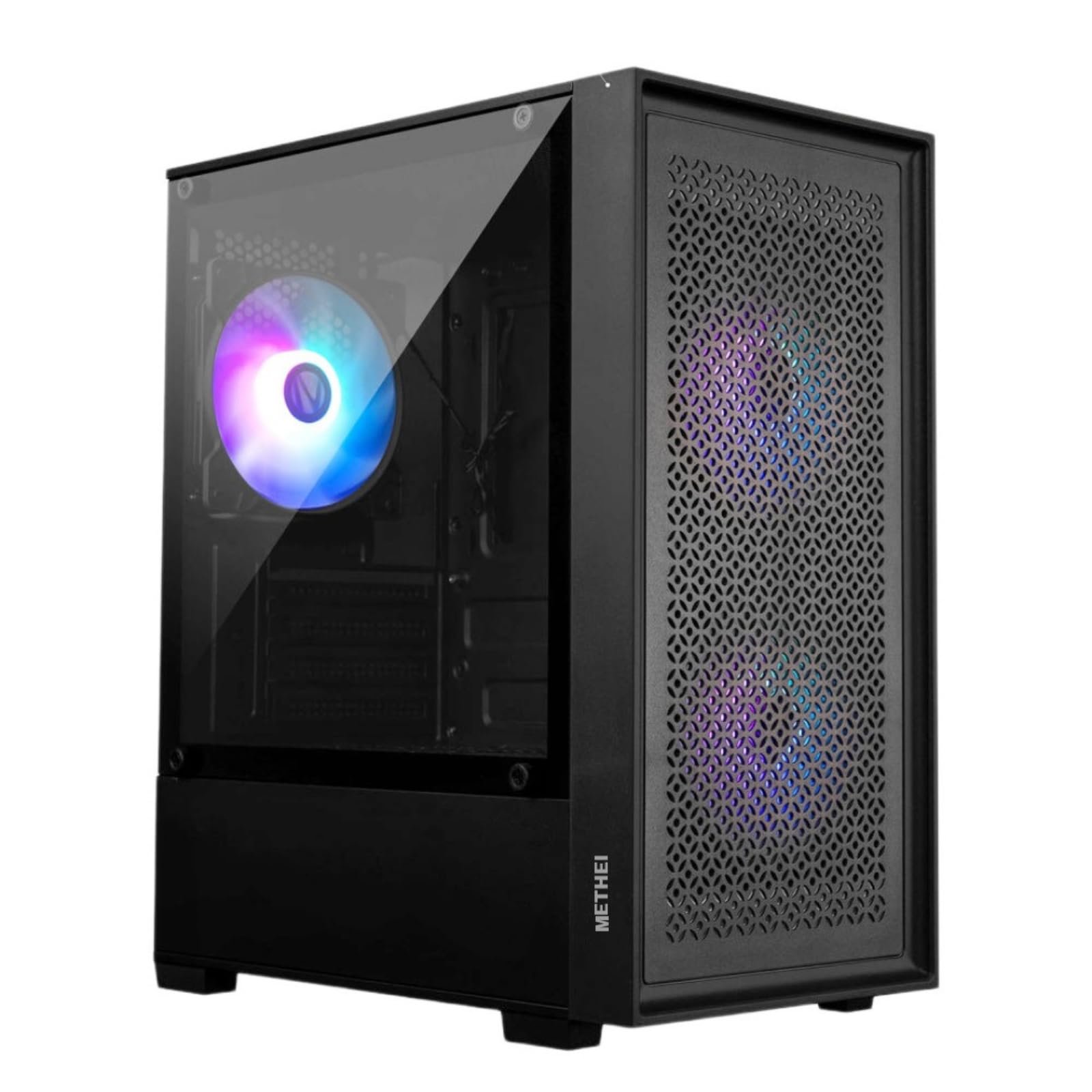 METHEI Gaming Desktop Computer, (Core i7-3770 3.4 GHz // 16 GB DDR3 RAM // 512 GB SSD // GT 730 4 GB Graphics // RGB Cabinet // Windows 10)