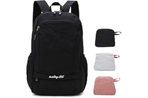 OUTPLEA Outplra 25L Mochila Plegable Mujer Hombre, Mochila Senderismo Pequeña, Bolsa de Natación con Bolsillo Mojado, Mochilas Deportivas Ultraligera, Mochilas Macuto de Casual