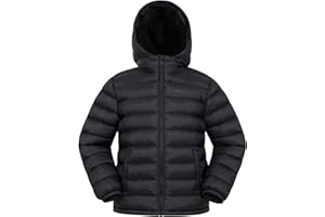 Mountain Warehouse Seasons Kinderjacke mit Fellfutter - Leichte, warme und wasserabweisende Jacke, Jungen und Mädchen - Für Herbst, Winter, Schule und Reisen