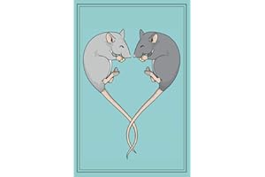 Rat Journal - Rat Notebook: with MORE RATS INSIDE! This blank lined cute rat diary /adorable rat composition notebook makes a great fancy rat gift ... lover, rat dad, ratties, rat lady or rat girl