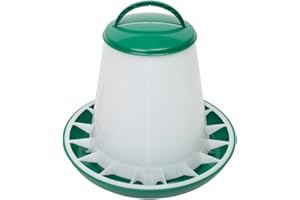 Shorefields Eton Green & White 3kg Poultry Feeder