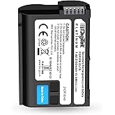Digitek Platinum (EN-EL15) 2100mAh Rechargeable Li-ion Battery, 7.4V 15.5Wh, Replacement Battery for Nikon Z5, Z6, Z7, D7500, D7200, D7100, D7000, D80