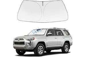 Proadsy 2025 Upgrade Windshield Sun Shade Custom Fit 4Runner 2010-2024 2025 4-Runner 5th Gen SUV, SR5 Trail Limited Foldable Front Sunshade Protector Blocks UV Rays Keep Car Cooler