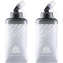 Fockety 1L Faltbare Wasserflasche - TPU, Auslaufsicher, Für Sport, Wandern & Radfahren