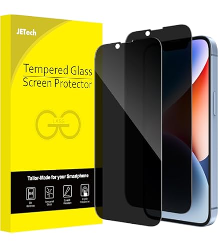 TECHGEAR Protection Ecran Mat pour iPhone 14 Plus, iPhone 13 Pro Max - Mat Verre Trempé, Protecteur 3D Mat Anti-Reflet Plein Écran en Verre Trempé