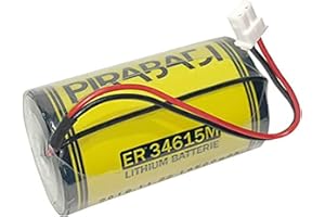 PIRABADI Batteria 3,6 V D ER34615 M 14500 mAh 14,5 Ah SIRENA Allarme POWERMASTER VISONIC MCS 710 730 0-9912-K 09912K ER34615M/W200 ER34615MW200 ETC...