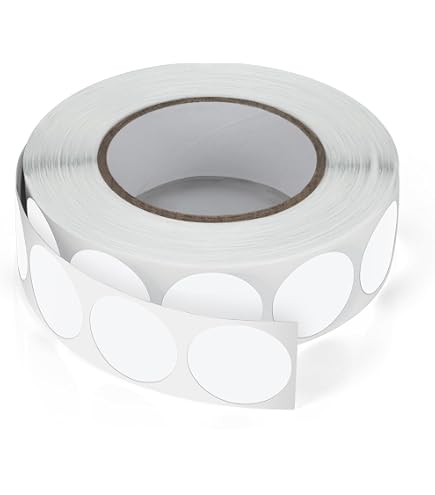 1000 Pegatinas Rojas 13mm Rollo Autoadhesivo – Etiquetas Resistente A La Intemperie
