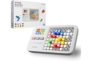 GiiKER Super Blocks Puzzle Game, 1000+ Leveled Up Electronic Brain Game for Kids Boys and Girls, Handheld Brain Teaser Puzzle Travel Game, Educational Fun Birthday Gift Toys for Ages 6-12 Years Old