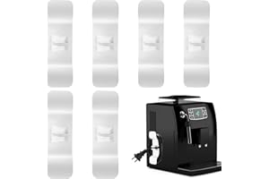 XIANGPICA 6 Piezas Organizadores para Cables Electrodomésticos, Enrollador de Cables, Soporte de Cables Organizador Adhesiva para Accesorios de Cocina