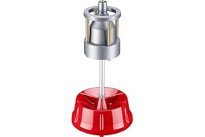 WilTec Equilibradora móvil de neumáticos 29 x 29 x 57,5 cm, equilibradora Resistente al óxido, equilibradora de Ruedas para Cubos de Rueda de 1 1/2" neumáticos de Coche y Moto