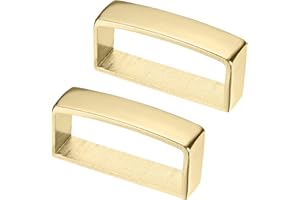 M METERXITY Loop Keeper Accessories, Belt Loop Keepers Use for Holding Extra Length Straps in Place Pants, Frosted Belts Buckle