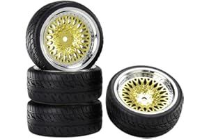 Reely 1:10 Straßenmodell Kompletträder Racing CLS Gold 4 St.