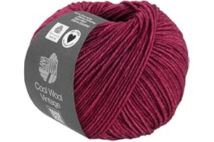 ‎LANA GROSSA LANA GROSSA Cool Wool Vintage | Merinoklassiker mit Ton-in-Ton Farbeffekt | Handstrickgarn aus 100% Schurwolle (Merino extrafein) | 50g Wolle zum Stricken & Häkeln | 160m Garn FB 7377